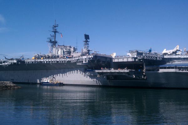 aircraft carrier in san diego