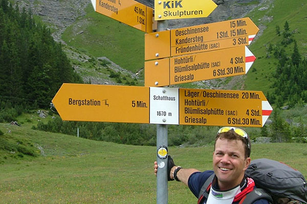 David Glover at Alps signs